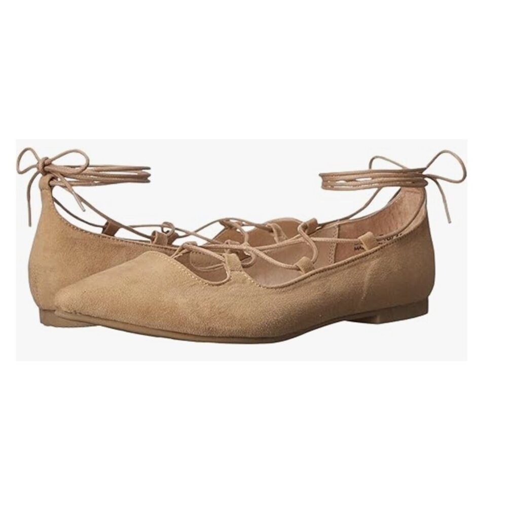 CHINESE LAUNDRY NWT Women's Size 7.5 "Endless Summer Ghillie Ballet Flat Lace-Up - Picture 1 of 10